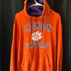 Colosseum Orange and Purple Clemson Hoodie